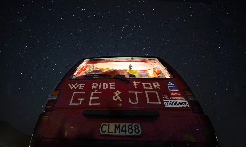 il furgone sotto le stelle
