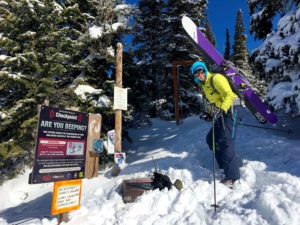 bootpacking a Teton Pass