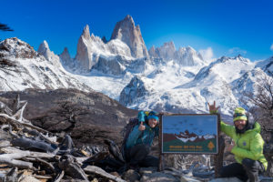 Parque nacional Los Glaciares, sullo sfondo il Fitz Roy